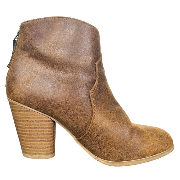 Route 66 Zanna Brown Ankle Booties - Size 8 - Picture 3 of 7